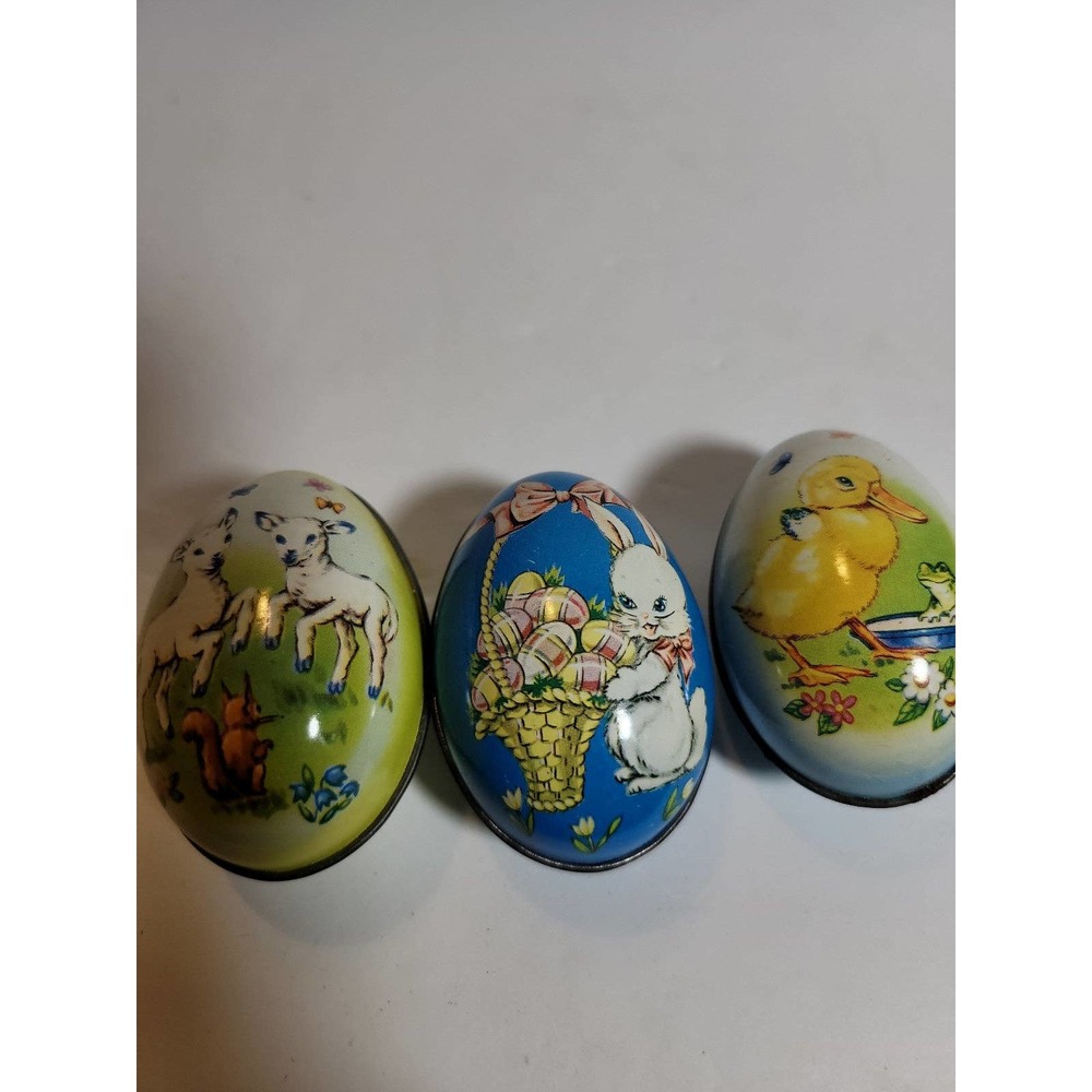 Murray-Allen Vintage Tin Easter Eggs Bundle